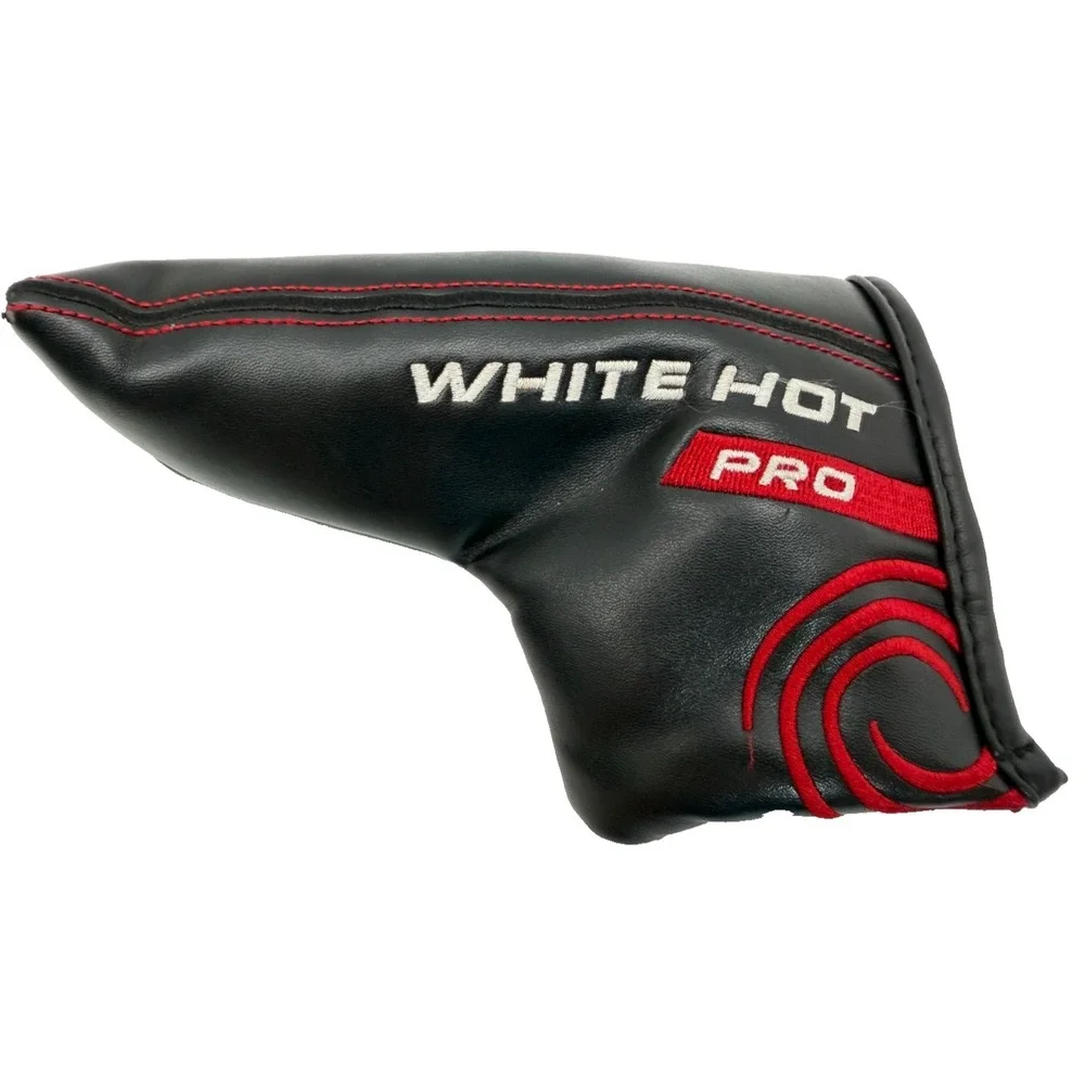Odyssey White Hot Pro Blade Putter Headcover | Black, Red, & White Golf Cover
